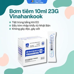 Bơm tiêm 10ml/cc 23G Vinahankook dùng một lần (100 cái) 2