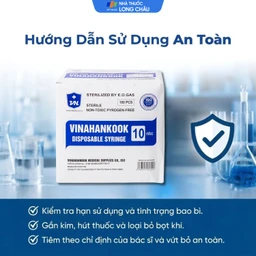 Bơm tiêm 10ml/cc 25G Vinahankook dùng một lần (100 cái) 7