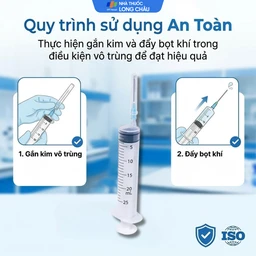 Bơm tiêm 20ml/cc Vinahankook dùng một lần (50 cái) 7