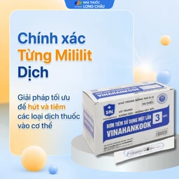Bơm tiêm 3ml/cc 25G Vinahankook dùng một lần (100 cái) 5