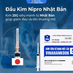 Bơm tiêm 5ml/cc 25G Vinahankook dùng một lần (100 cái) 4