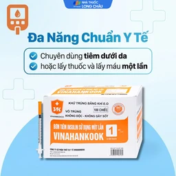 Bơm tiêm tiểu đường 1ml/cc insulin Vinahankook (100 cái) 4
