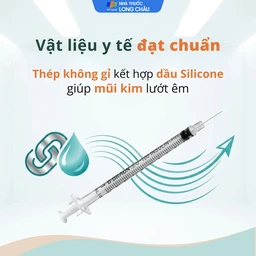Bơm tiêm tiểu đường Omnican 1ml/100iu Braun màu cam (100 cái) 4