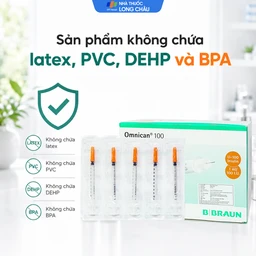 Bơm tiêm tiểu đường Omnican 1ml/100iu Braun màu cam (100 cái) 5