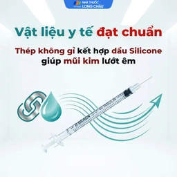 Bơm tiêm tiểu đường Omnican 1ml/40iu Braun màu đỏ (100 cái) 5