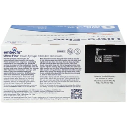 Bơm Tiêm Tiểu Đường U-100 1Ml Bd Ultra-Fine Pro Embecta (100 Cái) 4