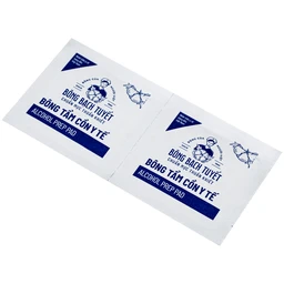 Bông tẩm cồn Bông Bạch Tuyết 3x6cm - Làm sạch và khử trùng da trước khi tiêm (100 miếng) 5