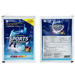 Bột Điện Giải Vị Chanh Dây Fine Sports Drink Powder (5 gói x 25g) 4