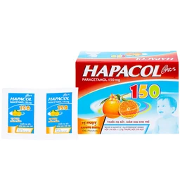 Bột Hapacol 150 DHG giảm đau, hạ sốt (24 gói) 1