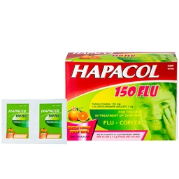Bột Hapacol 150 Flu DHG giảm đau, hạ sốt (24 gói) 1