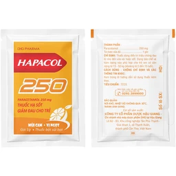 Bột Hapacol 250 DHG giảm đau, hạ sốt (24 gói) 3