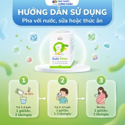 Bột hòa tan hỗ trợ tăng cường tiêu hóa, giảm đầy bụng, khó tiêu, táo bón Soki Miter (20 gói x 6g) 5