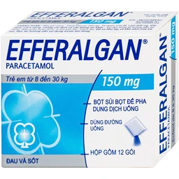 Bột sủi Efferalgan 150mg UPSA SAS giảm đau, hạ sốt (12 gói) 2