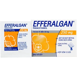 Bột sủi Efferalgan 250mg UPSA SAS giảm đau, hạ sốt (12 gói) 1