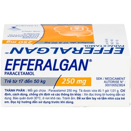 Bột sủi Efferalgan 250mg UPSA SAS giảm đau, hạ sốt (12 gói) 3
