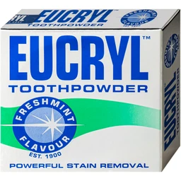 Bột tẩy trắng răng Eucryl Toothpowder Freshmint flavour loại bỏ vết ố vàng (50g) 2
