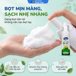 Dung dịch vệ sinh phụ nữ dạng bọt Natural Feminine Lá Trầu Không kháng khuẩn, vệ sinh nhẹ nhàng (160ml) 4