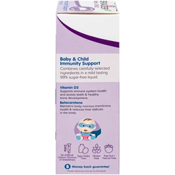 Siro bổ sung Betacarotene và Vitamin D3 giúp tăng đề kháng cho bé Brauer Baby & Child Immunity Support 100ml