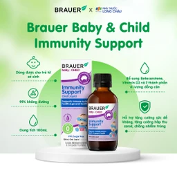 Siro bổ sung Betacarotene và Vitamin D3 giúp tăng đề kháng cho bé Brauer Baby & Child Immunity Support 100ml 3