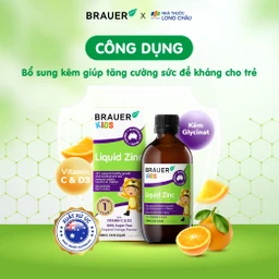 Siro bổ sung kẽm tăng sức đề kháng cho trẻBrauer Baby & Kids Liquid Zinc (200ml) 2
