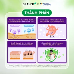 Siro bổ sung kẽm tăng sức đề kháng cho trẻBrauer Baby & Kids Liquid Zinc (200ml) 4