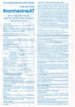 Dung dịch uống Bromhexine AT 4mg/5ml loãng đờm trong nhiễm khuẩn đường hô hấp (30 ống x 5ml)