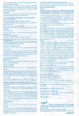 Dung dịch uống Bromhexine AT 4mg/5ml loãng đờm trong nhiễm khuẩn đường hô hấp (30 ống x 5ml)