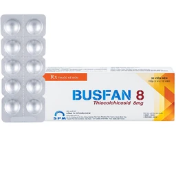 Thuốc Busfan 8 SPM điều trị hỗ trợ các cơn co thắt gây đau trong thoái hóa đốt sống (3 vỉ x 10 viên) 1