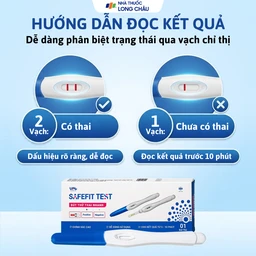 Que thử thai Safefit Test dạng bút giúp phát hiện sớm thai kỳ sau 7-10 ngày thụ thai 6