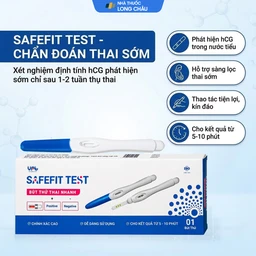 Que thử thai Safefit Test dạng bút giúp phát hiện sớm thai kỳ sau 7-10 ngày thụ thai 2