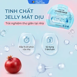 Mặt nạ dưỡng ẩm Banobagi Stem Cell Vitamin Mask Whitening & Aqua Hydrating 30g 5