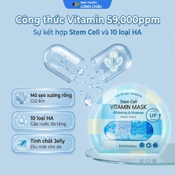 Mặt nạ dưỡng ẩm Banobagi Stem Cell Vitamin Mask Whitening  & Moisture 30g 3
