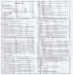 Thuốc Calci - D Mekophar bổ sung calci (10 vỉ x 10 viên)
