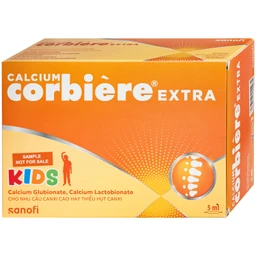 Thuốc Calcium Corbiere Kids Extra Sanofi bổ sung canxi cho trẻ em (3 vỉ x 10 ống x 5ml) 3