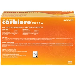 Thuốc Calcium Corbiere Kids Extra Sanofi bổ sung canxi cho trẻ em (3 vỉ x 10 ống x 5ml) 4