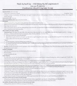 Thuốc Cancetil 8mg Shinpoong Daewoo điều trị tăng huyết áp (30 viên)