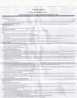 Thuốc hạ huyết áp Cancetil Plus Shinpoong Deawoo điều trị tăng huyết áp (3 vỉ x 10 viên)