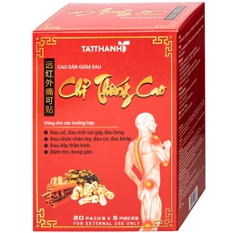 Cao dán giảm đau Chỉ Thống Cao giúp giảm đau cổ, đau mỏi vai gáy, đau lưng (20 gói) 5