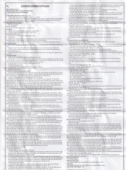 Thuốc Cardicor Mekophar 5 điều trị cao huyết áp, đau thắt ngực (3 vỉ x 10 viên)