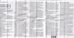 Thuốc Cataflam 25 Novartis điều trị đau sau chấn thương, viêm và sưng do bong gân (1 vỉ x 10 viên)