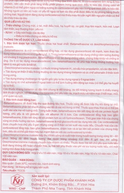 Thuốc Cedetamin Khapharco điều trị viêm mũi dị ứng, mày đay (2 vỉ x 15 viên)