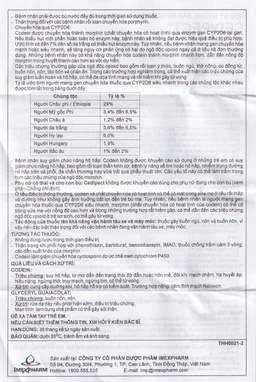 Thuốc Cedipect Imexpharm điều trị ho, long đờm (10 vỉ x 10 viên)