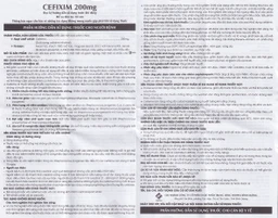 Thuốc Cefixim 200mg Vidipha điều trị nhiễm khuẩn (1 vỉ x 10 viên)