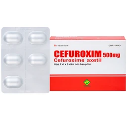 Thuốc Cefuroxim 500mg Vidipha điều trị nhiễm khuẩn (2 vỉ x 5 viên) 1