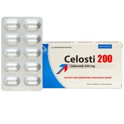 Thuốc Celosti 200 DHG điều trị thoái hóa khớp, viêm khớp dạng thấp (2 vỉ x 10 viên) 1