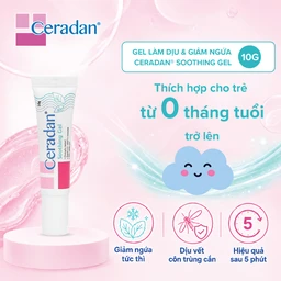 Kem dưỡng ẩm Ceradan Soothing Gel làm dịu, phục hồi da nhạy cảm 10g 4