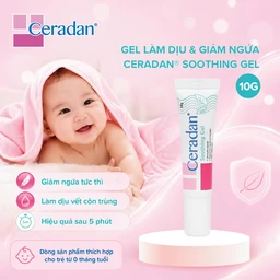 Kem dưỡng ẩm Ceradan Soothing Gel làm dịu, phục hồi da nhạy cảm 10g 2