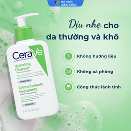 Sữa rửa mặt cho da thường và khô Cerave Hydrating Cleanser 236ml