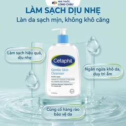 Sữa rửa mặt dịu nhẹ Cetaphil Gentle Skin Cleanser bổ sung độ ẩm dành cho mọi loại da (473ml) 2
