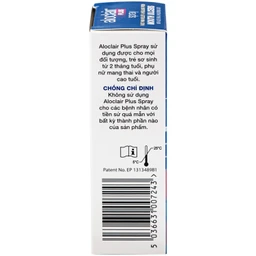 Chai xịt nhiệt miệng, tay chân miệng Aloclair Plus 15ml hỗ trợ điều trị các vết thương trong khoang miệng 4